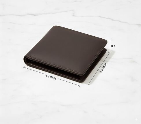 JOSOOS Premium Leather Wallet for Men, RFID Protected, Bi-Fold in Kuwait
