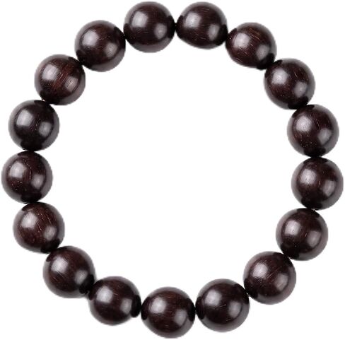 Authentic Red Sandalwood Bracelet, Handmade Mala Bead Bracelet for Prayer Stress Relief, Mindfulness, Zen Gift in Kuwait