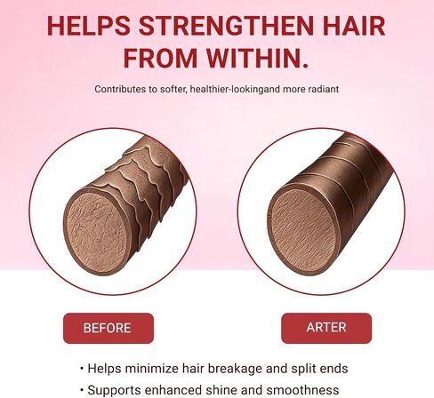 Lumin Hair Gummies with Biotin & Collagen, Mixed Berry Flavor, Supports Healthy Hair Growth & Strength, Skin & Nails, Vegan & Non-GMO, 60 Gummies in Saudi Arabia