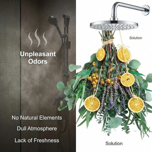 Dried Eucalyptus Lavender Bundle 110 Pcs 6 Kinds Mixed, 15-17 Inch Natural Preserved Shower Plants, Hanging Fragrance Bouquet for Bathroom Home Decor in Saudi Arabia