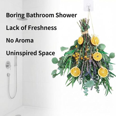 Dried Eucalyptus Lavender Bundle 110 Pcs 6 Kinds Mixed, 15-17 Inch Natural Preserved Shower Plants, Hanging Fragrance Bouquet for Bathroom Home Decor in Saudi Arabia