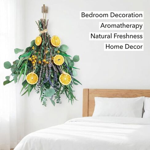 Dried Eucalyptus Lavender Bundle 110 Pcs 6 Kinds Mixed, 15-17 Inch Natural Preserved Shower Plants, Hanging Fragrance Bouquet for Bathroom Home Decor in Saudi Arabia