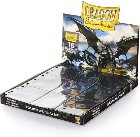 Arcane Tinmen AT-10301 Portfolio: Dragon Shield 18-Pocket Collectors Black (50) in Kuwait