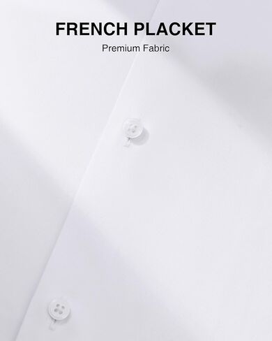 Alimens & Gentle Men's Premium Dress Shirts - Mulberry Silk Modal Performance Wrinkle Free Button Down Shirt in Kuwait