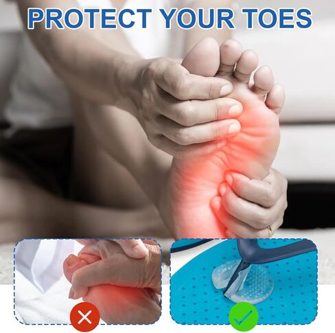 9 Pairs Thong Sandal Toe Protectors and Flip Flop Toe Protector, PU Toe Pads for Heels, Comfort Cushion for Foot Pain Relief and Daily Sandal Wear in Saudi Arabia