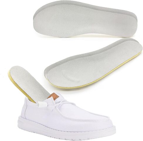2 Pairs Shoes Insoles for Hey Dude Women's Wendy Shoes, Classic Replacement Footwear Inserts for Comfortable Light-Weight and Cushion Shock Absorbing(W7) in Saudi Arabia