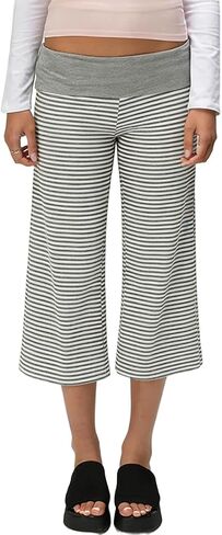 LILTWIST Women Fold Over Gaucho Pants Wide Leg Low Rise Flowy Capri Pants Yoga Lounge Cropped Flare Bottoms Culottes Summer in Saudi Arabia