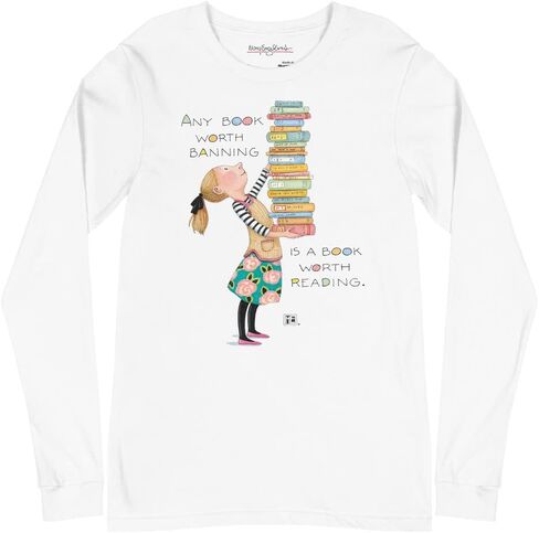 Mary Engelbreit Book Banning Long Sleeve Shirt in Saudi Arabia