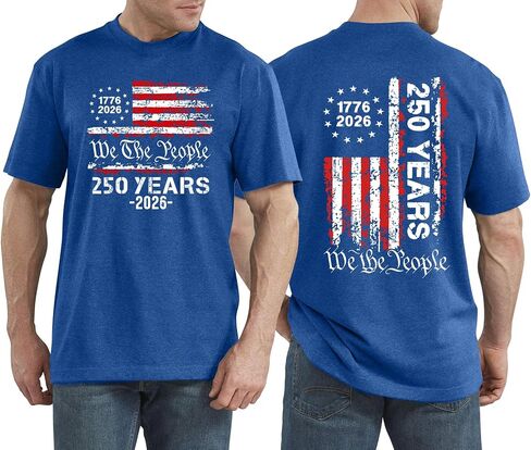 LAZYCHILD 4th of July Shirts for Men: American Flag Patriotic Shirt USA Flag T-Shirt Patriotic Short Sleeve Tops in Kuwait