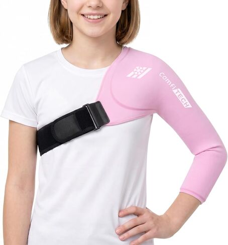 ComfiTECH Youth Arm Ice Pack for Girls Pitchers, Pitching Ice Sleeve for Shoulder & Elbow, Throwing Recovery & Muscle Comfort, Cold Compression for Baseball, Softball, Volleyball, Tennis, Swimming, L in Kuwait