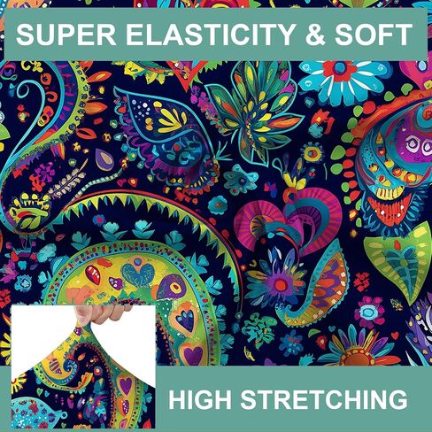 Couch Cushion Covers, Stretch Soft Slipcover Washable Non-Slip Furniture Protector for Indoor Outdoor (1, Blue Leaf, M(27.5" D*52" W*9" H)) in Saudi Arabia