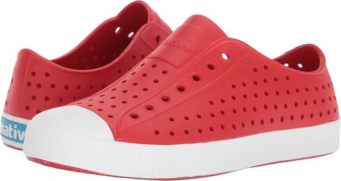 حذاء رياضي Jefferson (Little Big Kid) من Native Shoes، أزرق فاتح/أبيض صدفي، 6 US للجنسين in Kuwait