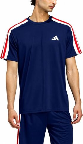adidas Men's Train Essentials 3-Stripes Training T-Shirt in Kuwait