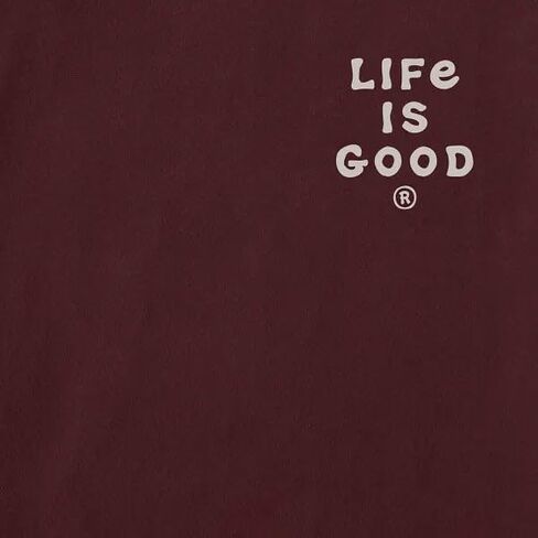 Life is Good Men's Jake & Rocket Smoker Short Sleeve Crusher Tee in Kuwait