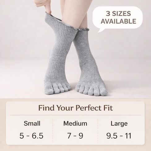 Soxsense Women’s Cotton Ruffle Toe Socks, Soft Breathable Ankle Socks with Cute Lettuce Edge, 3 Pairs in Saudi Arabia