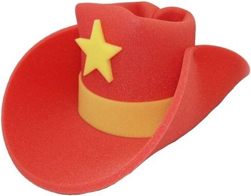 Giant RED Foam Cowboy Western Novelty Hat in Kuwait
