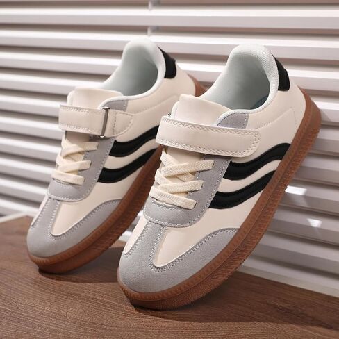 SUSHAN Boys Girls Sneakers Kids Non-Slip Tennis Shoes Hook and Loop Walking/Running Shoes for Toddler/Little Kid/Big Kid in Saudi Arabia