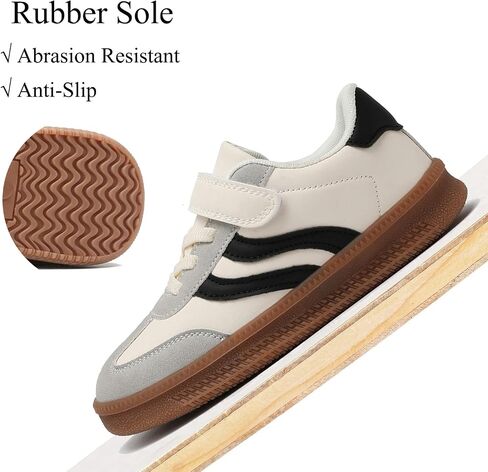 SUSHAN Boys Girls Sneakers Kids Non-Slip Tennis Shoes Hook and Loop Walking/Running Shoes for Toddler/Little Kid/Big Kid in Saudi Arabia