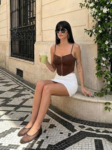 أحذية باليه شبكية مسطحة للنساء سهلة الارتداء عند أصابع القدم، أحذية راقصة باليه مسطحة كاجوال مريحة للمكتب in Kuwait