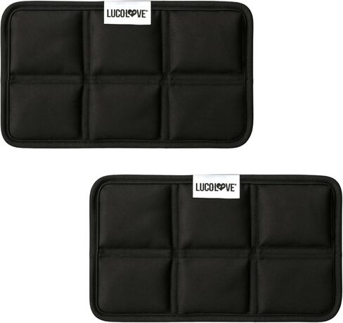 Replacement Ice Packs for Dog Cooling Vest – 2-Pack Reusable Gel Packs for Lucolove Cooling Vests – Soak, Freeze & Insert – Size-Matched Ice Packs for Extended Cooling Relief for Dogs in Saudi Arabia