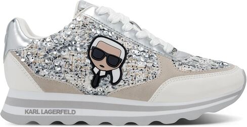Karl Lagerfeld Women's Meade Lace Up Sneaker with Karl Head in Kuwait
