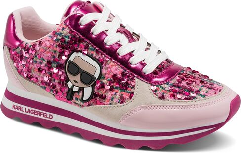 Karl Lagerfeld Women's Meade Lace Up Sneaker with Karl Head in Kuwait