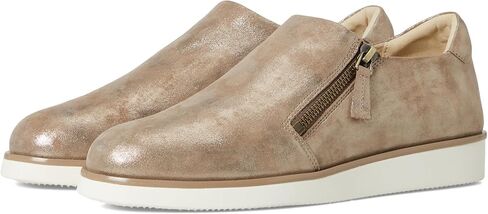 VANELi Womens Quill Athleisure Zippered Sneakers Shoes Casual - Gold in Kuwait