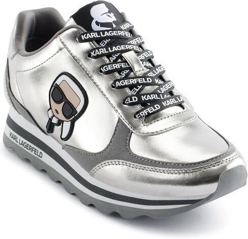 Karl Lagerfeld Women's Meade Lace Up Sneaker with Karl Head in Kuwait