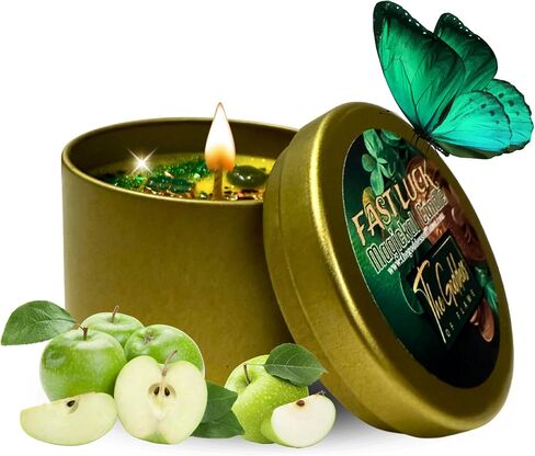 – Fast Luck Candle | Ritual Spell Candle for Quick Luck, Prosperity, Money Drawing & Opportunity | Hoodoo, Wiccan, Pagan, Conjure (Small 4oz) in Saudi Arabia
