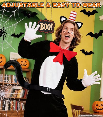 Cat Costume Accessories Set – Perfect for Classroom Reading Week & Book Character Day in Saudi Arabia