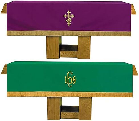 Reversible Altar Frontal - Purple & Green in Saudi Arabia