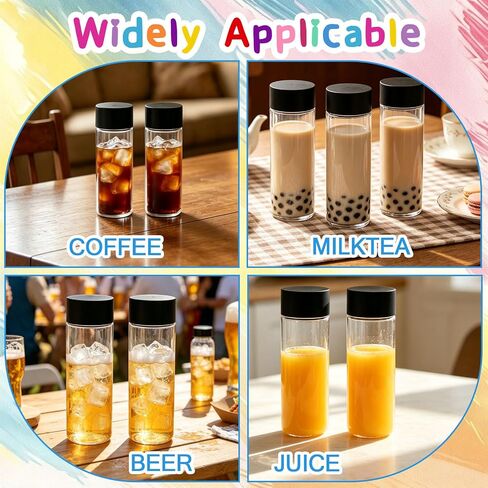 24 Pcs Sensory Bottles Empty Kits, 10 oz Leakproof Plastic Sensory Bottles with Lids, Reusable Empty Water Bottles with Sequins Accessories Sensory Bottle Fillers for Sensory Crafts Handmade in Saudi Arabia