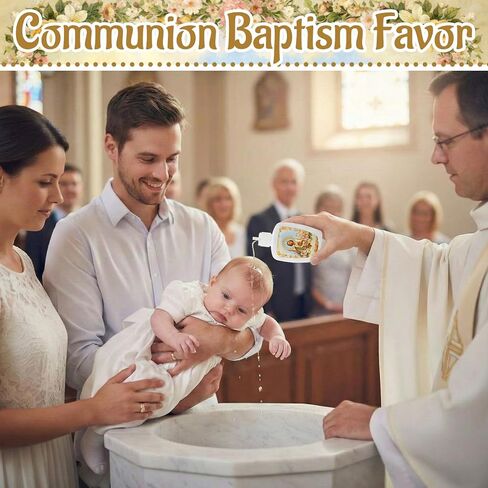 Yungyan 24 Pcs Holy Water Bottles Bulk 2oz Holy Water Container Plastic Empty Containers First Communion Confirmation Gifts for Church Events Baptisms Christian Catholic Party Favors in Kuwait