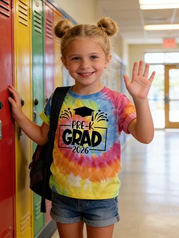 Kindergartner Pre-K Graduation T-Shirt for Boys Girls Kids Last Day of School Shirt Graduate Squad Short Sleeve Tee in Saudi Arabia