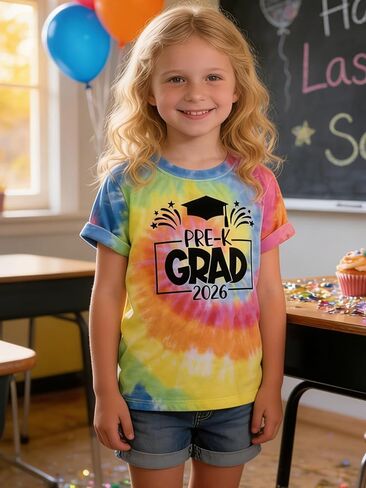 Kindergartner Pre-K Graduation T-Shirt for Boys Girls Kids Last Day of School Shirt Graduate Squad Short Sleeve Tee in Saudi Arabia