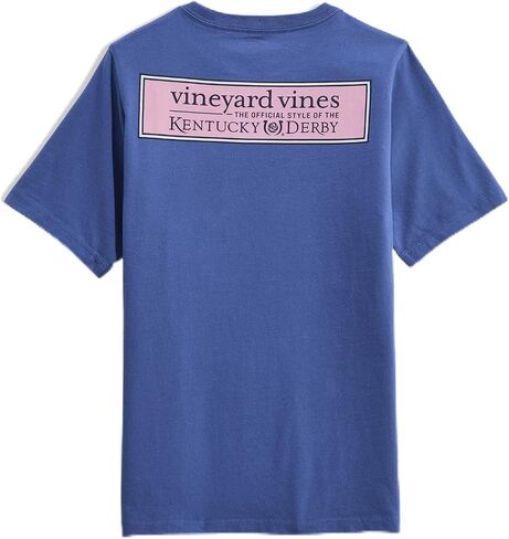 تي شيرت Vineyard Vines للأولاد من Kentucky Derby بأكمام قصيرة وجيب بشعار الماركة in Kuwait