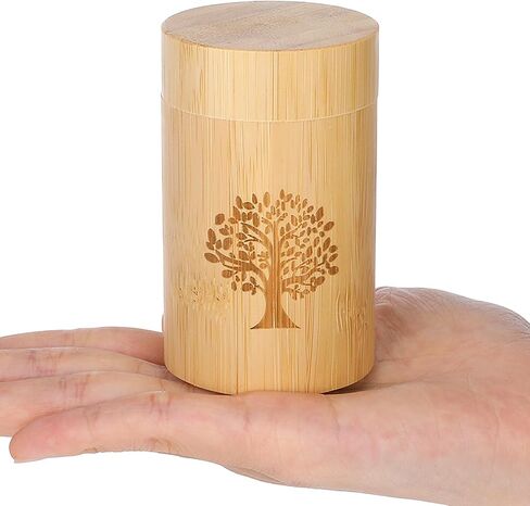 Small Bamboo Scattering Urn Tube for Human Ashes Mini Bamboo Spreading Cremation Tube Urn Keepsake Urn for Adult Male Female Pet Dog Cat Ashes 3.94''x1.97'' in Saudi Arabia