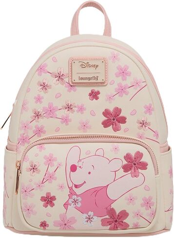 حقيبة ظهر صغيرة من Loungefly Disney Winnie the Pooh Cherry Blossom - BoxLunch حصريًا باللون الوردي in Kuwait