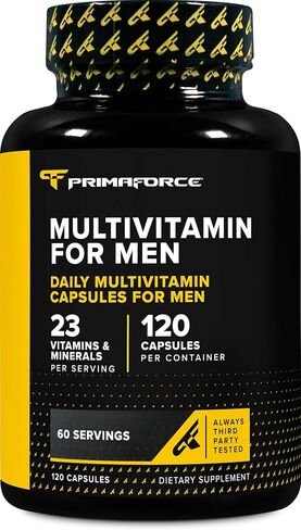 Primaforce Multivitamin for Men Capsules [120 caps] - Nutritional Supplement to Promote Good Health in Saudi Arabia