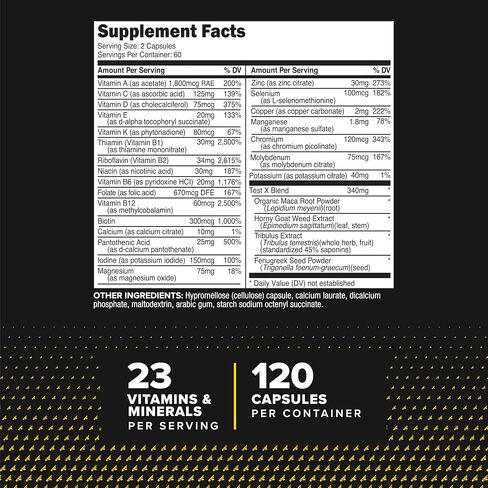 Primaforce Multivitamin for Men Capsules [120 caps] - Nutritional Supplement to Promote Good Health in Saudi Arabia
