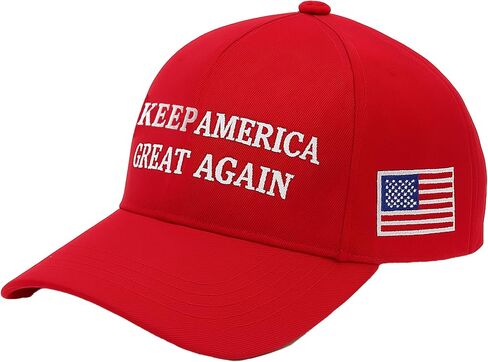 American Flag Embroidered Baseball Cap – Adjustable Snapback Hat for Men Women, USA Flag Patch Trucker Cap in Saudi Arabia