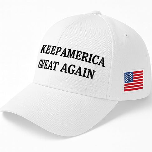 American Flag Embroidered Baseball Cap – Adjustable Snapback Hat for Men Women, USA Flag Patch Trucker Cap in Saudi Arabia