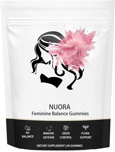 Feminine Balance Gummies, Vegan Hawaiian Pineapple, pH Balance, Healthy Odor, Flora and Immune Support, Vaginal Health Support, 60 Count in Kuwait