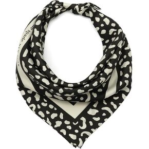 Kate Spade Womens Abstract Blocks Silk Bandana Scarf, Stylish Fashion Accessory for Women in Kuwait