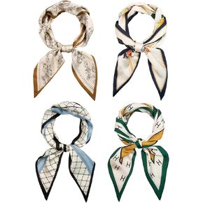 BEMYLV Head Scarf for Women Neck Scarves Purse Scarfs for Bag Silky Satin Hair Scarf Western Outfit in Saudi Arabia