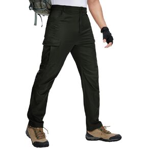 Men's Hiking Pants Lightweight Work Pants Waterproof Travel Fishing Climbing Outdoor Stretch Cargo Pants in Saudi Arabia