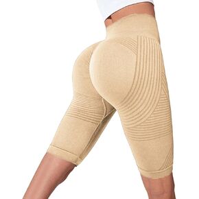 2026 3D Anti Cellulite Leggings Shorts High Waisted 3D Textured Yoga Shorts for Women, Tummy Control Gym Shorts in Saudi Arabia