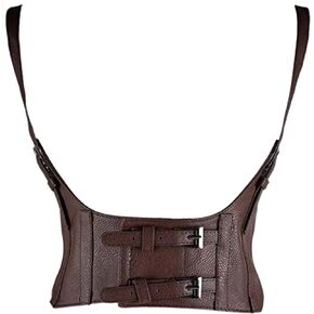 Women Gothic Steampunk Harness Belt Vintage PU Leather Corset Waist Belt Rave Halloween Dresses Party Acc in Saudi Arabia