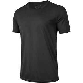 meioro Men's Short Sleeve T-Shirts Athletic Workout Mesh Grid T Shirt Quick Dry Moisture Wicking Breathable Muscle Tee Shirts in Kuwait