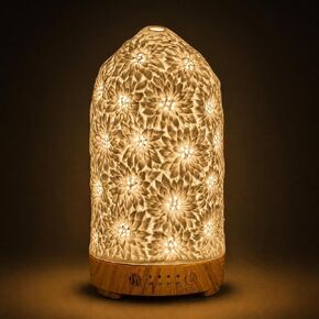 Ceramic Essential Oil Diffusers,Small Cute for Office, Home for Aromatherapy,Bedroom Humidifier Air Fragrance,Room Scent, Smell,Light Decor para Casa De Essentials Aesthetic Aroma (A) in Saudi Arabia